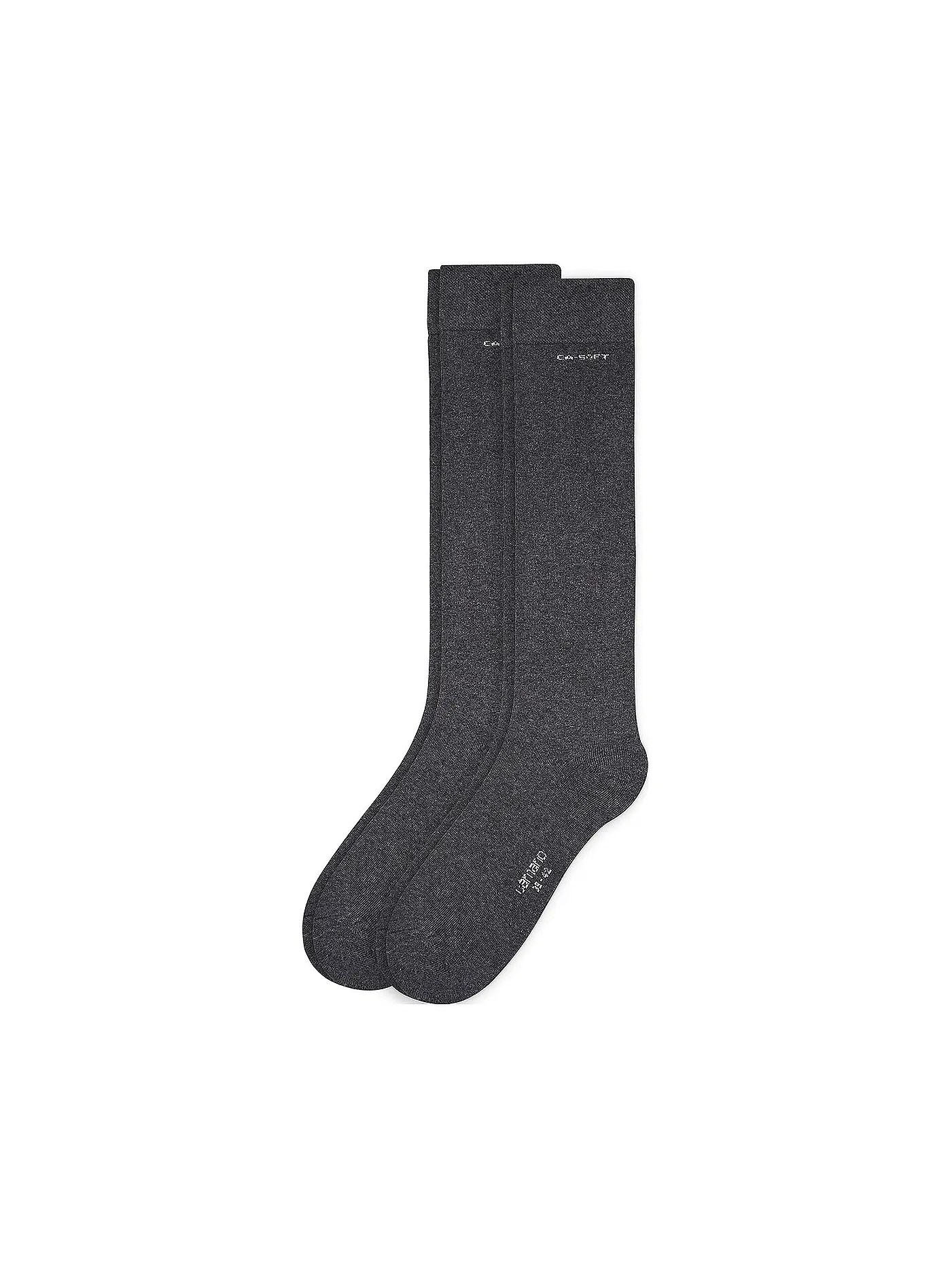 CAMANO | Herren-Stutzen 2er Pkg Schwarz | grau